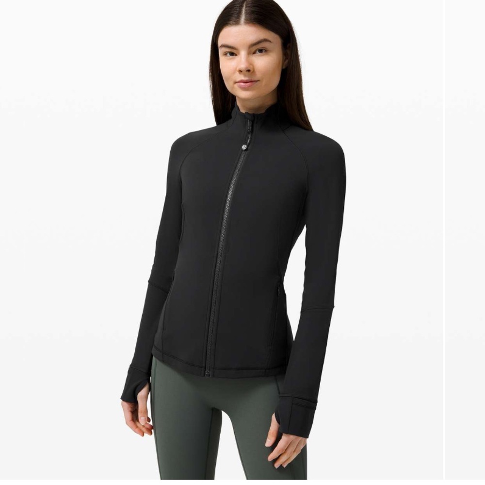 Lululemon Nulu Fold Zip Jacket size 10 black